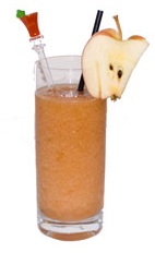 Tutti-Frutti - The Tutti-Frutti drink is made from Gin, Amaretto, Cherry Liqueur, fresh apples, fresh pears and fresh peaches, and served in a chilled highball glass.