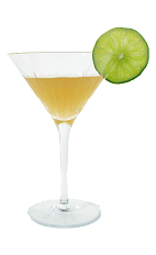 After Dinner Cocktail - The After Dinner Cocktail is made from Apricot Brandy, Triple sec and lime juice, and served in a cocktail glass.