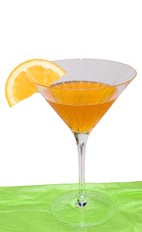 Allhallows Spice - The Allhallows Spice cocktail is made from pumpkin spice liqueur, rum and Cointreau, and served in a chilled cocktail glass.