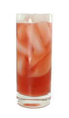 Blizzard - The Blizzard drink is made from Bourbon, cranberry juice, fresh lemon juice and bar sugar, and served in a chilled highball glass.