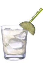 Brazilian Heather - The Brazilian Heather drink is made from Leblon Cachaca, St. Germain elderflower liqueur, dry vermouth and lime juice, and served in an old-fashioned glass.