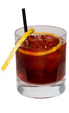 Charlie Chaplin - The Charlie Chaplin is made from Sloe Gin, Apricot Brandy and fresh lemon juice, and served in a chilled old-fashioned glass.