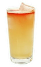 Grand Autumn - The Grand Autumn drink is made from Scotch, St-Germain elderflower liqueur, lime juice, Angostura bitters and ginger beer, and served in a highball glass.