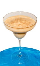 Punkin Pie - The Punkin Pie drink is made from rum, pumpkin pie cream liqueur and pumpkin puree, and served in a chilled margarita glass.