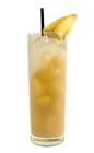 The Plantation Special drink is made from white rum, Cointreau and banana nectar, and served in a collins glass.